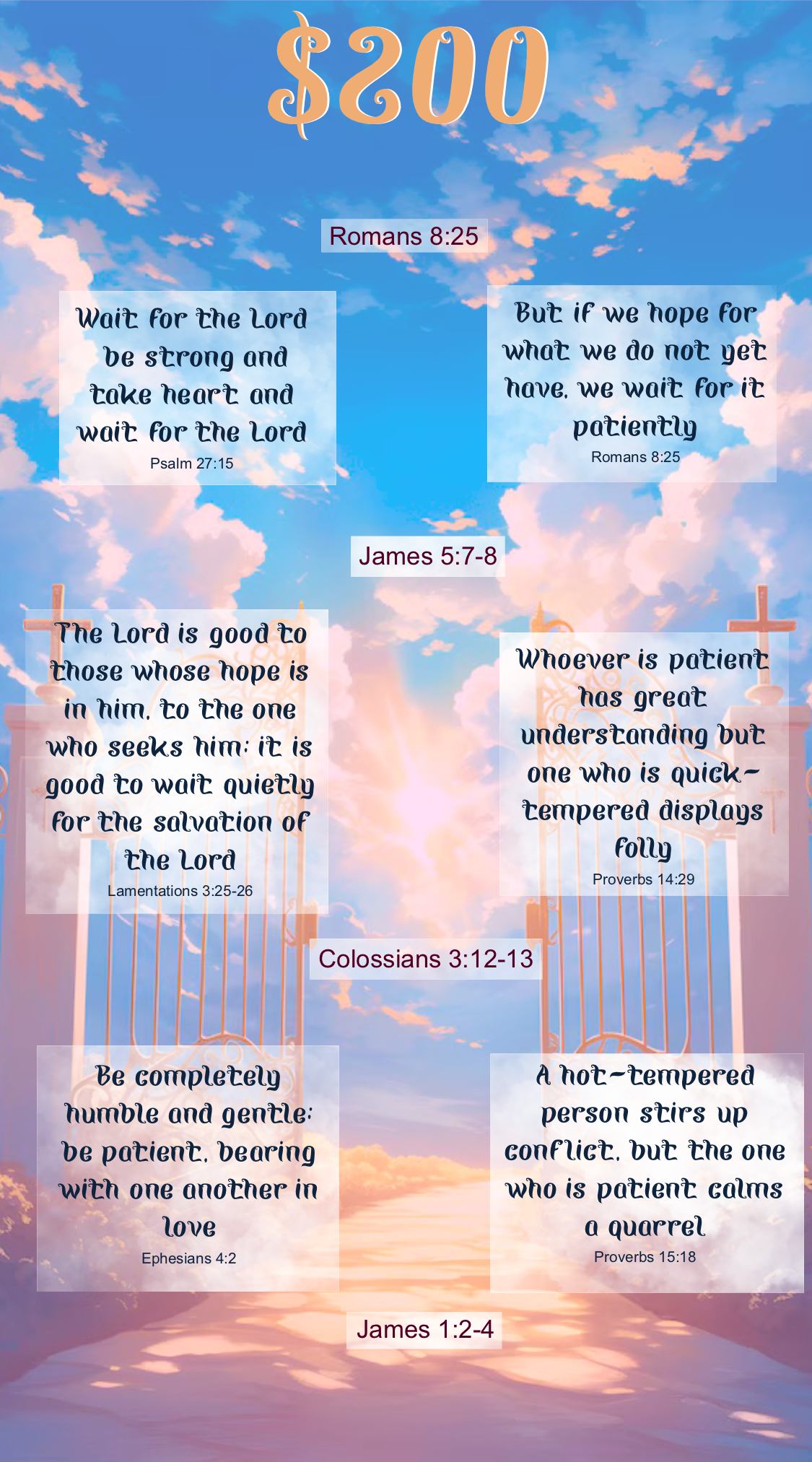 Scriptures - $12,000