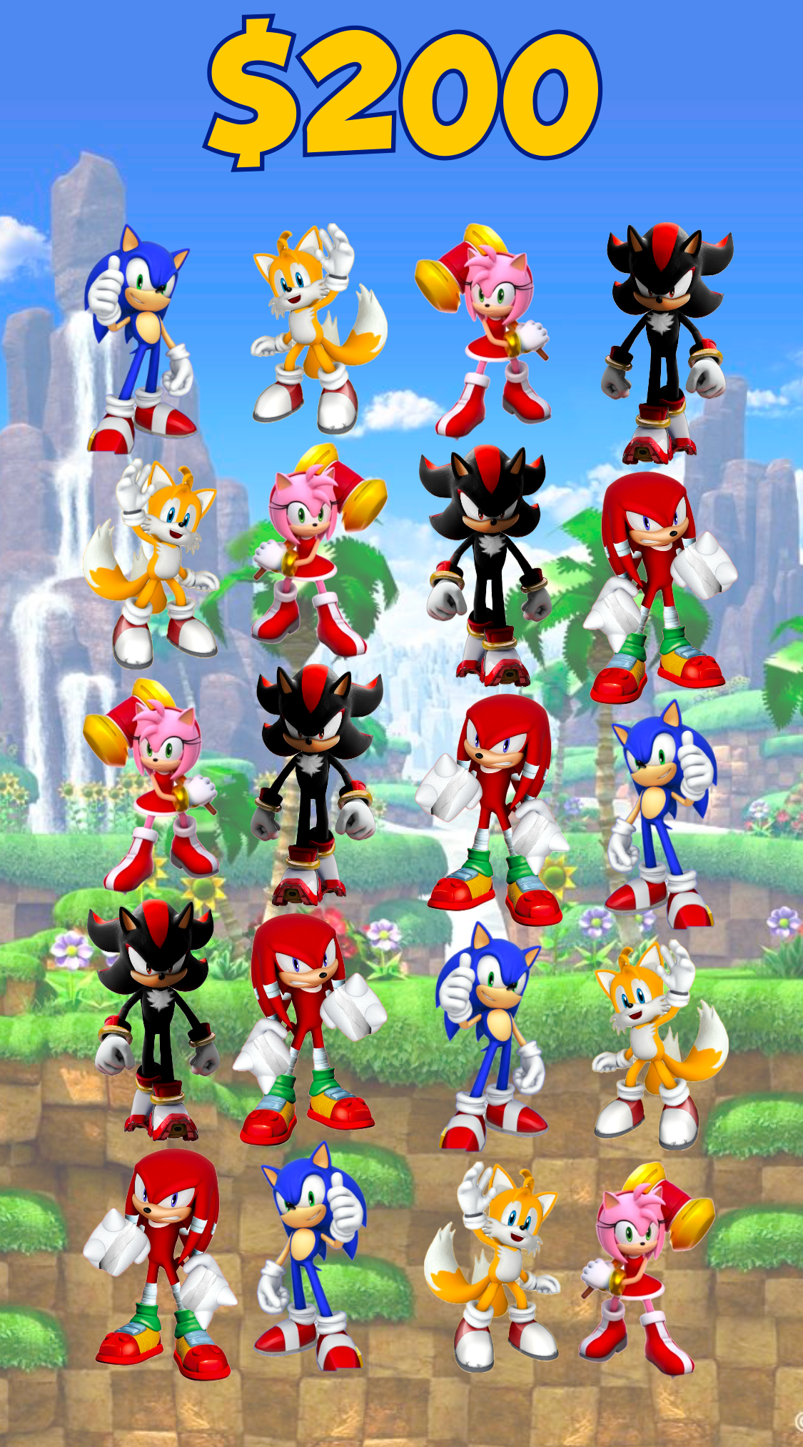 Sonic - $1,000