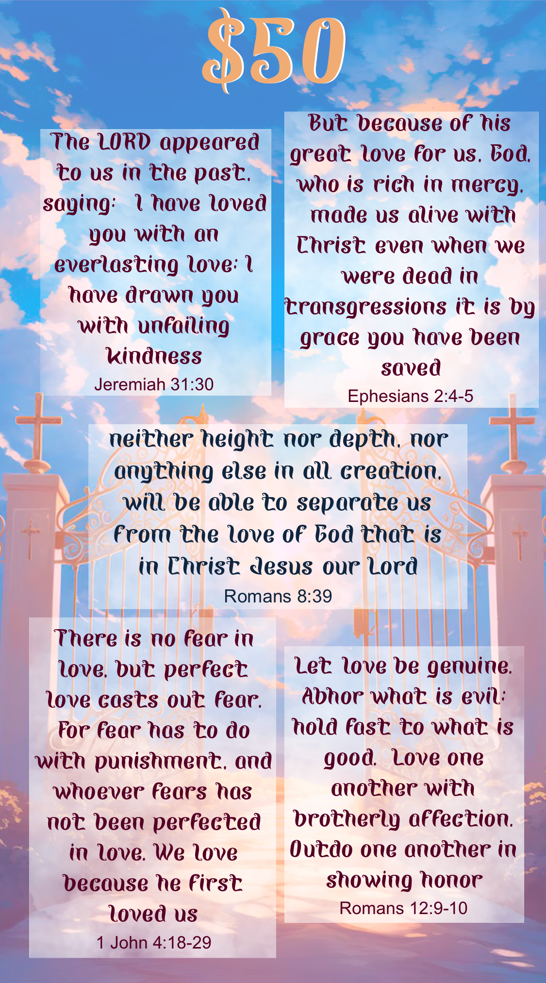 Scriptures - $12,000