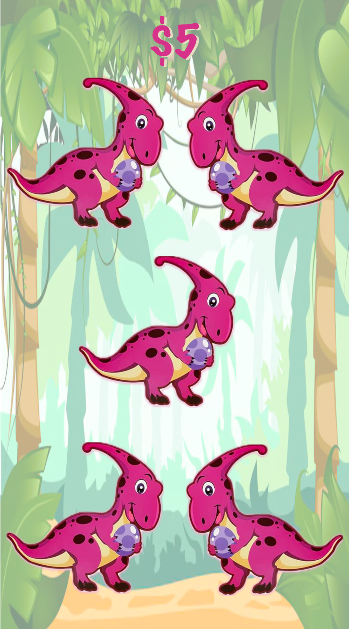 Cartoon Dino - $1,000