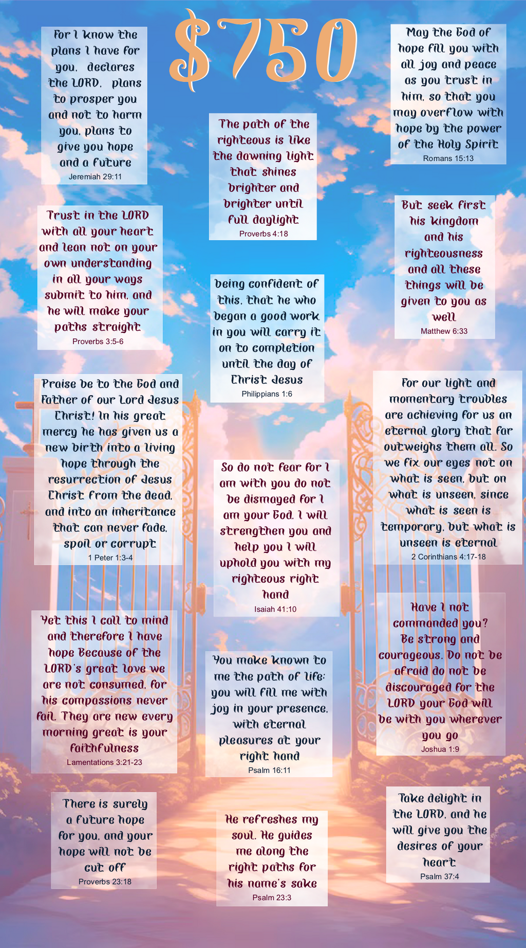Scripture - $5,000