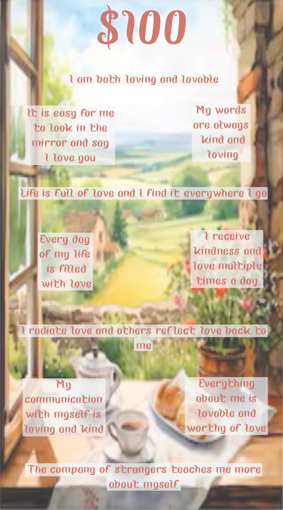Positive Affirmations - $12,000
