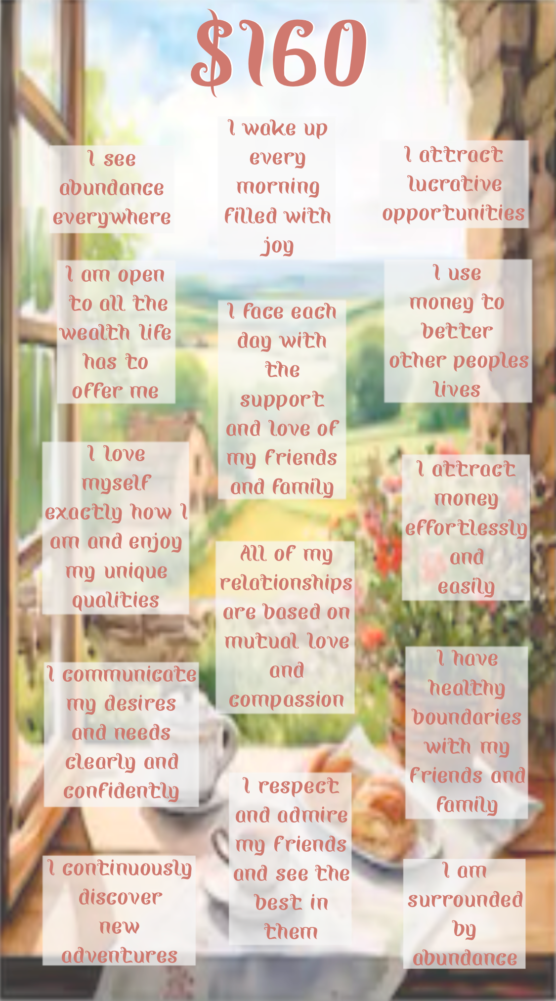 Positive Affirmations - $12,000