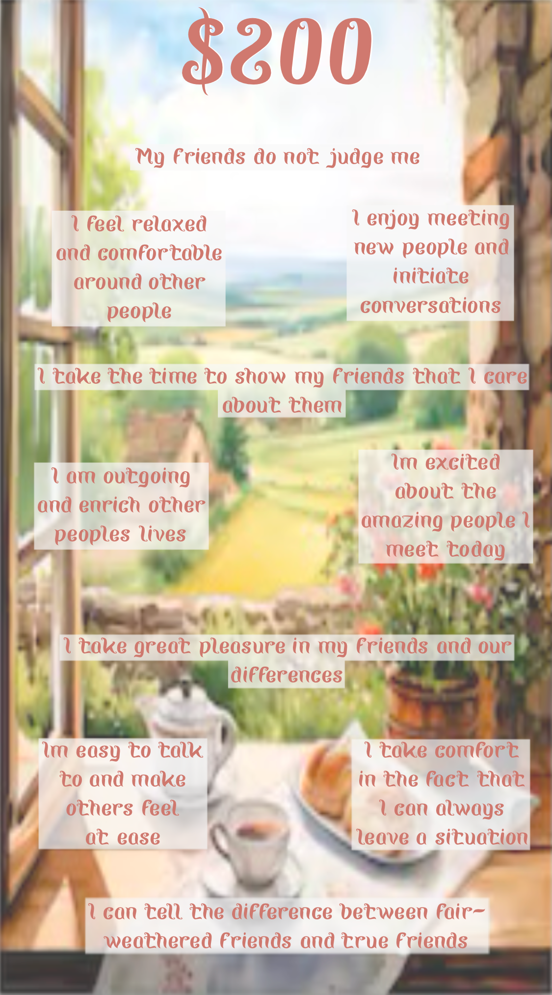 Positive Affirmations - $12,000