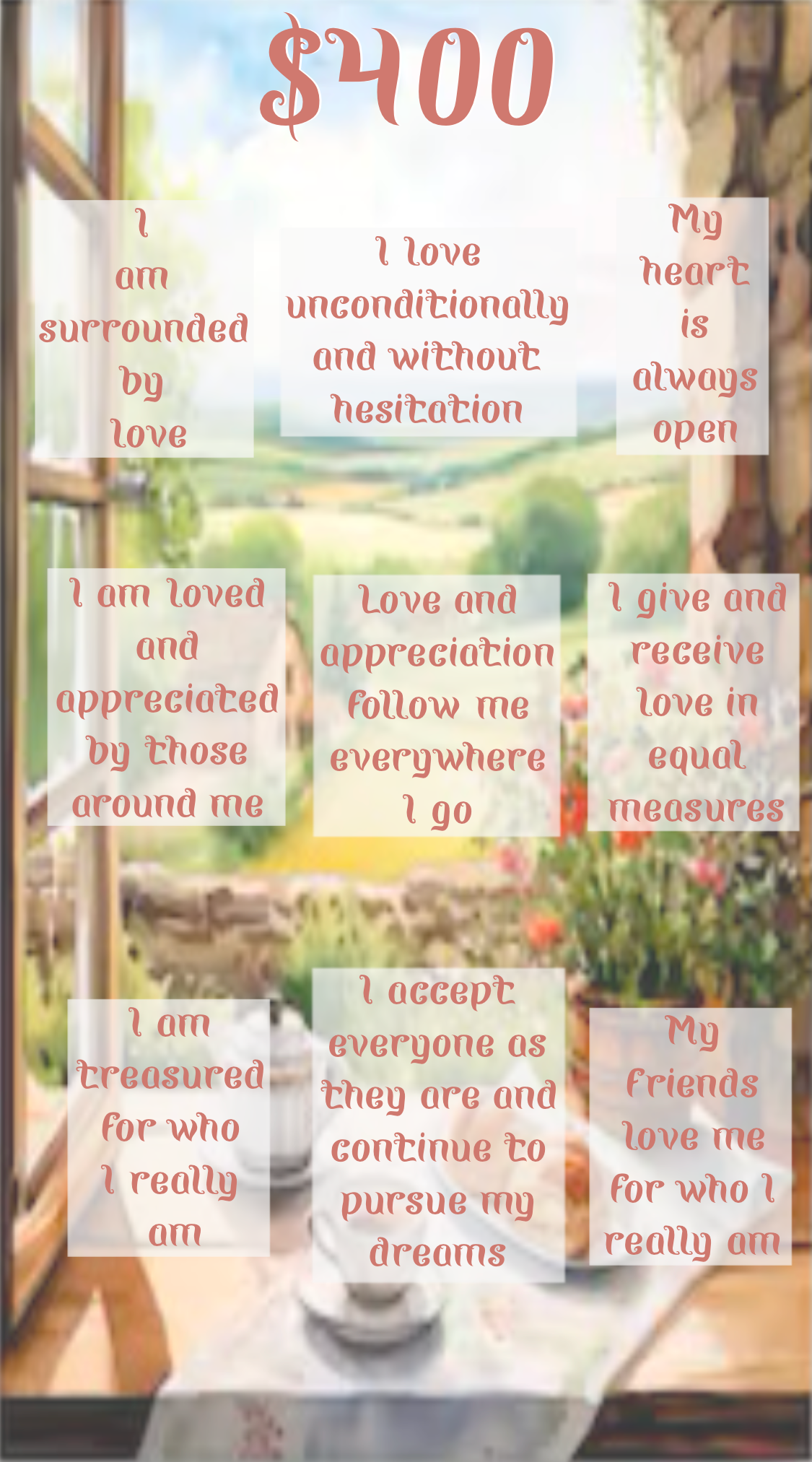 Positive Affirmations - $12,000