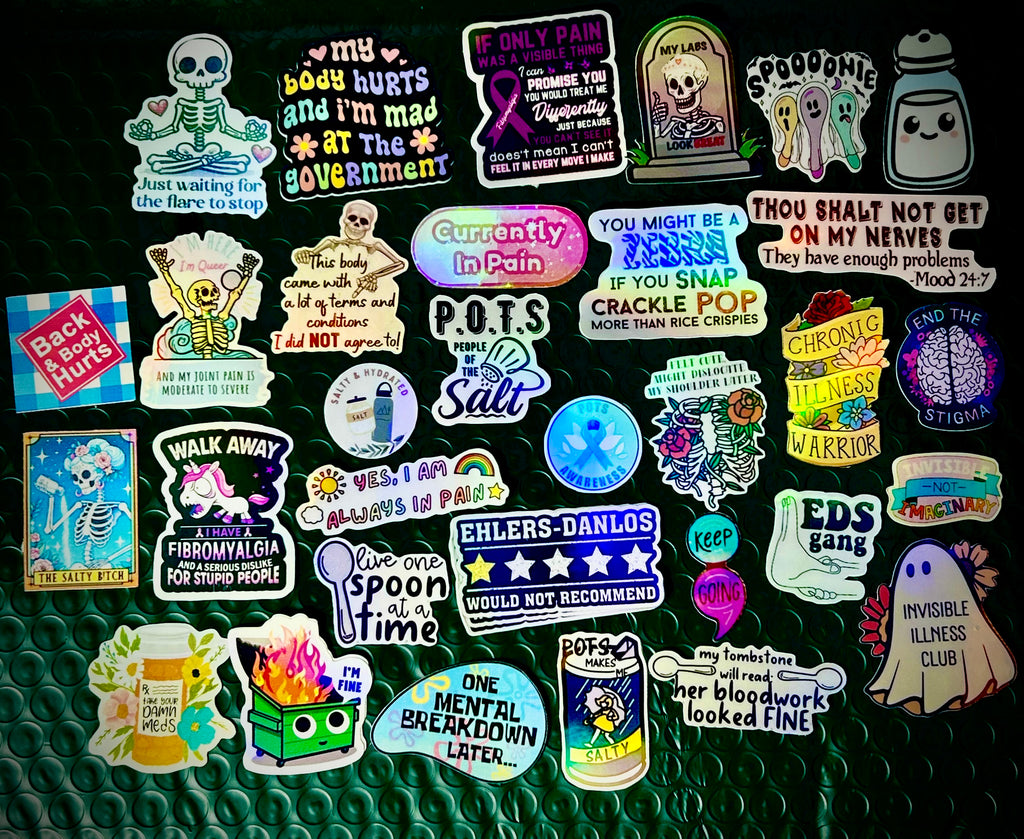 Chronic Illness Sticker Pack